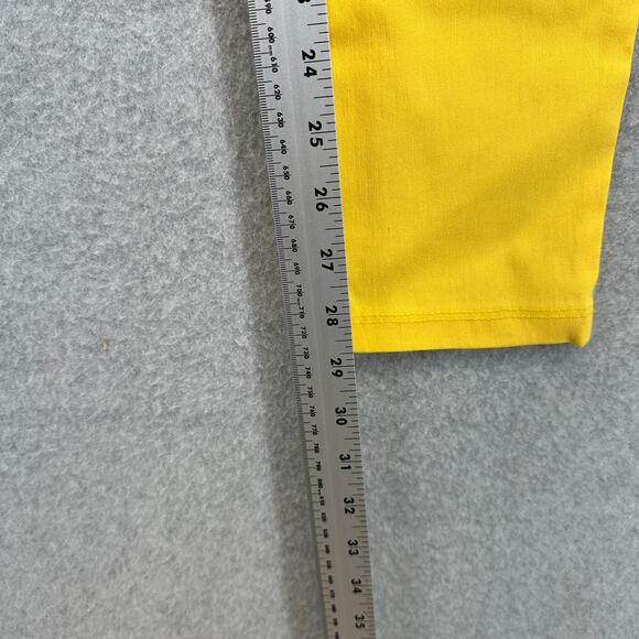 Vizio Leggings Womens Small Yellow Rayon Blend Pull On Elastic Waist Stretch - Picture 9 of 9